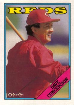 1988 O-Pee-Chee Baseball Cards 336     Dave Concepcion
